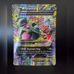 Jumbo Mega Tyranitar EX Pokémon Trading Promo Card
